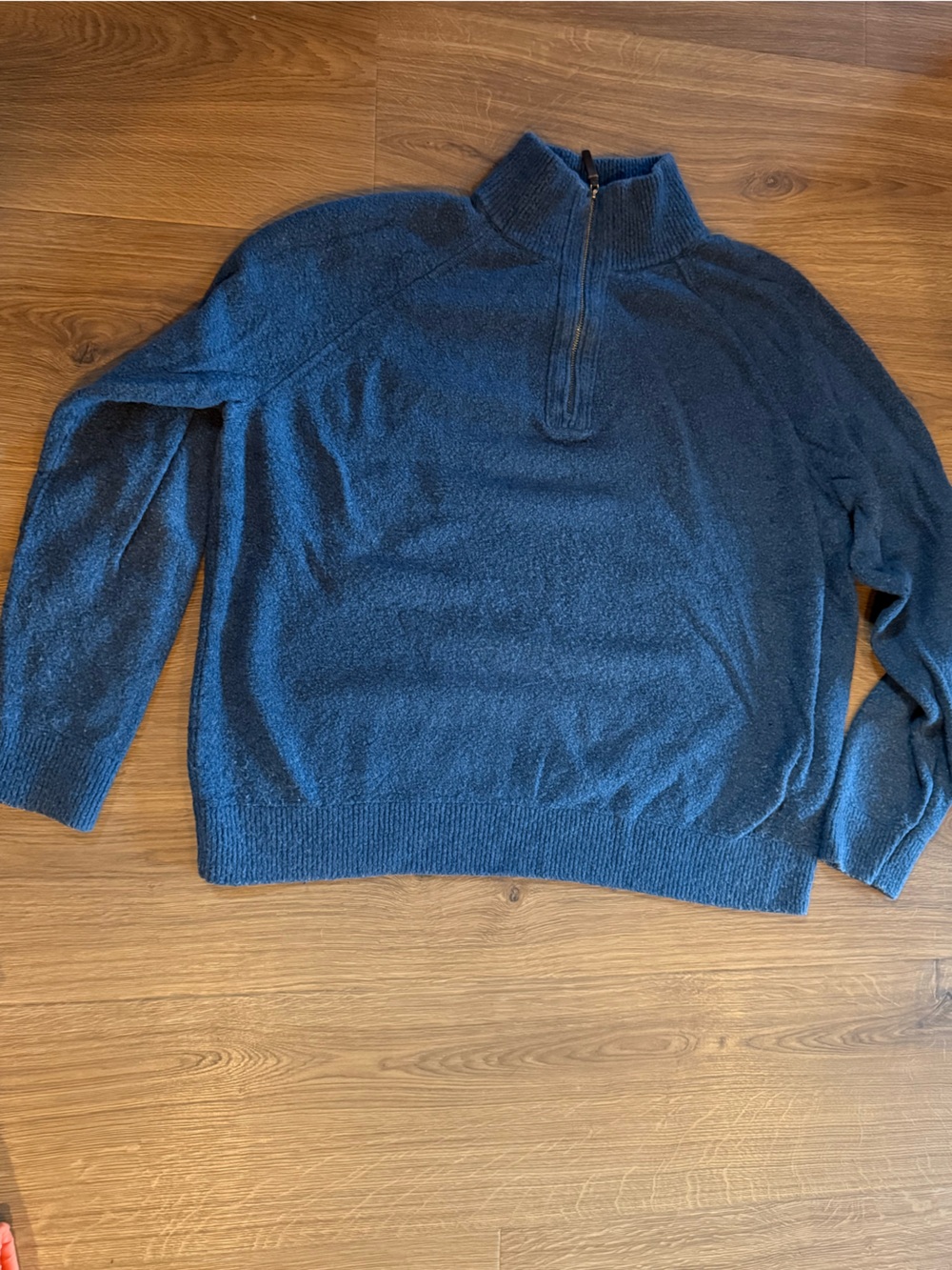 Banana Republic Men's Navy Zip-Up Sweater